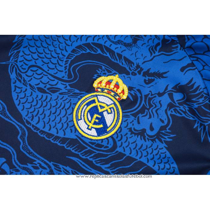Fato de Treino
 Real Madrid Dragon 2024-2025 Manga Curta
 Azul
 - Calcas Curta

